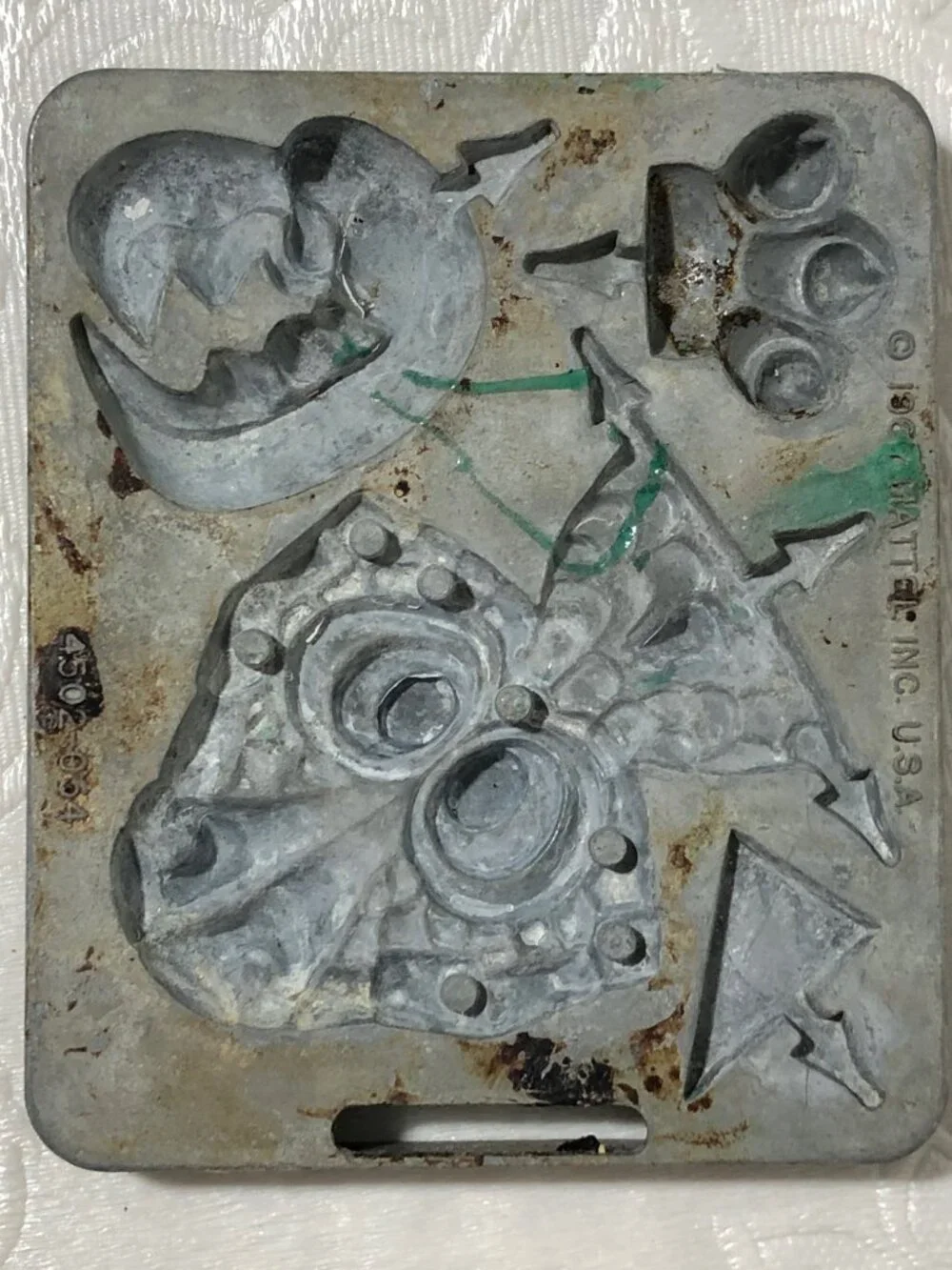 Vintage Lot Of 7 Mattel Creepy Crawler Mini DragonsThing Maker Molds